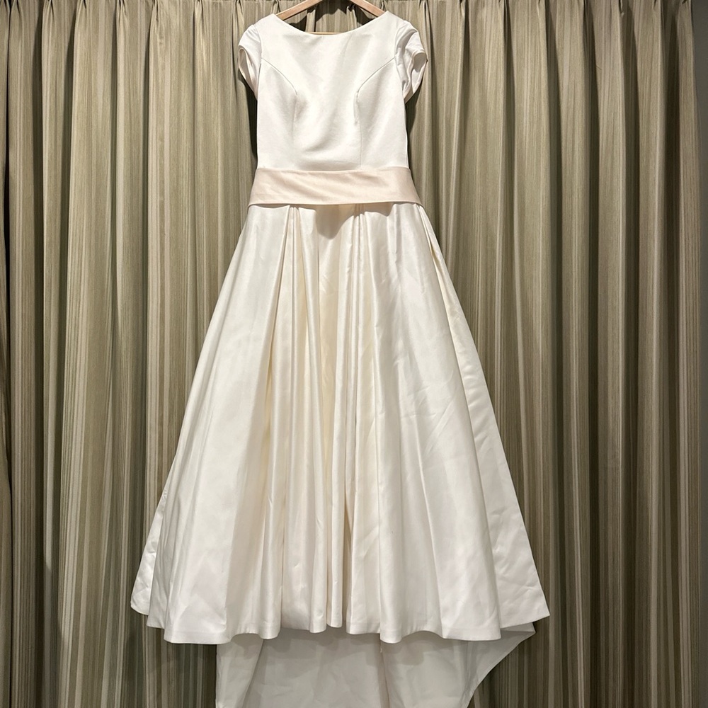 Timeless Satin Wedding Dress (modest)